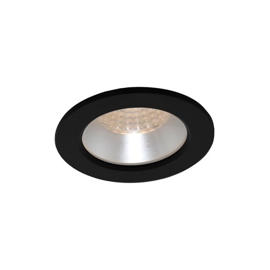 Fantasia IMBER Einbaustrahler GU10, gebürstetes Aluminium, Ø85mm Ausschnitt 70mm, IP44, Höhe 25mm