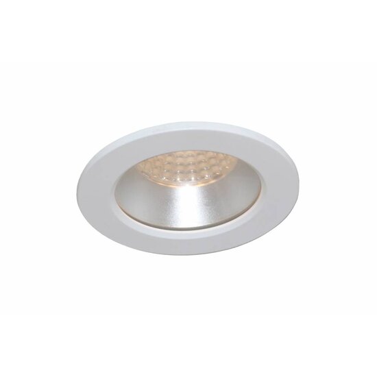 Fantasia IMBER recessed spot GU10, brushed aluminium, Ø85mm cutout 70mm, IP44, height 25mm