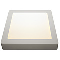 Fantasia Fluke aplique cuadrado, negro, 175x175mm, LED 12W, regulable, 3000K blanco cálido