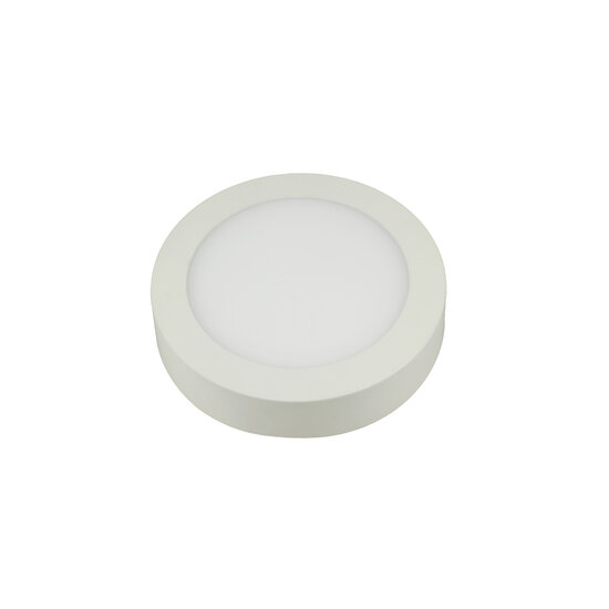 Fantasia Fluke applique murale LED ronde en noir avec bord blanc, 12W, 960 lumens, 3000K blanc chaud, diamètre 170mm