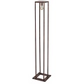 Lampadaire Fantasia Kago, style campagnard, cuivre ancien, douille E27, 160 cm de haut, ampoule non incluse