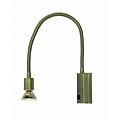 Fantasia Rune Flex wandlamp in brons met flexibele arm, GU10-fitting en dimbare 5W lamp inbegrepen, 665 mm hoog