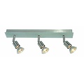 Fantasia Rune plafonnier bronze metal, 3x GU10, orientable, dimensions 400 x 45 x 150 mm