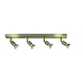 Fantasia Rune ceiling lamp, 4x GU10 fitting, metal and glass, 550 mm long, adjustable spots, IP20