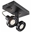 Fantasia Ziva plafondlamp wit aluminium, 2x GU10 LED 4,5W, dimbaar en richtbaar, 2800K