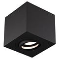 Fantasia Olala spot de plafond carré à fixation GU10, orientable, aluminium gris brossé, 90 x 90 x 95mm
