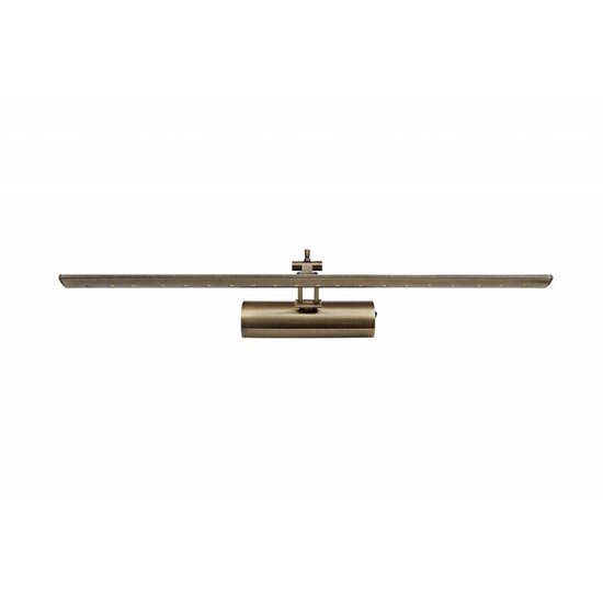 Fantasia Ensor schilderijverlichting brons, richtbare LED 10W, 900 lumen, 3000K warm wit, 555 x 180mm, IP20