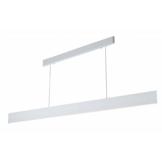 Fantasia Fantasia PURE dimbare hanglamp wit, geïntegreerde SMD LED 37W, 2590 lumen, 3000K warm wit, 180cm, aluminium