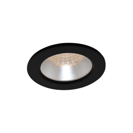 Fantasia IMBER Einbaustrahler GU10, gebürstetes Aluminium, Ø85mm Ausschnitt 70mm, IP44, Höhe 25mm