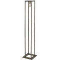 Fantasia Kago vloerlamp, landelijke stijl, oud koper, E27-fitting, 160 cm hoog, lamp niet inbegrepen