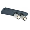 Fantasia Fantasia Nysit Deckenleuchte, schwarz-schwarz-weiß, 2x GU10 LED 4,5W inkl., schwenkbar und dimmbar, 350 mm