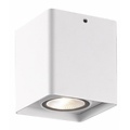 Fantasia Qbus square ceiling lamp, grey/silver, 9W LED, 700 lumens, 3000K, IP54, 90 x 90 x 102.5 mm