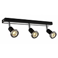 Fantasia Robus ceiling lamp, 3x GU10 LED 5W (included), 3000K, 367 lumens, white-chrome, 400x51x77mm