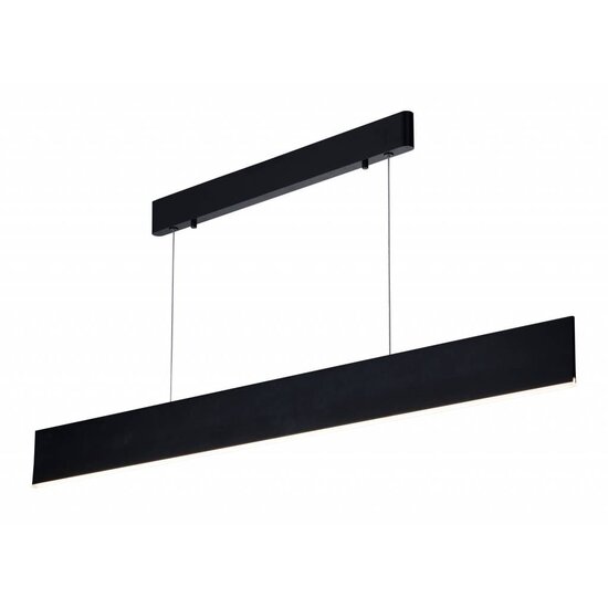 Fantasia Fantasia Pure longue suspension blanche, LED SMD intégrée dimmable 26W, lumière blanc chaud 3000K