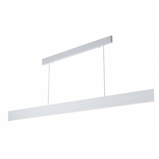 Fantasia Fantasia Pure long pendant lamp white, dimmable integrated SMD LED 26W, 3000K warm white light