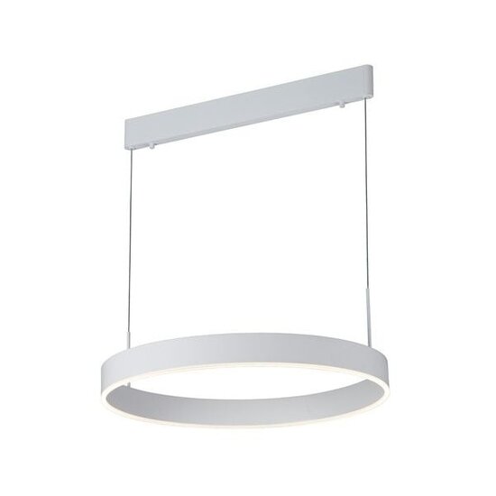 Fantasia Fantasia Pure Rond suspension LED blanche, aluminium, Ø 571 mm, 22W, 1540 lumen, 3000K blanc chaud, IP20