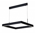 Fantasia Fantasia Pure square pendant light, integrated LED 31W, 2170 lumen, 3000K, Ø615 mm, white aluminium