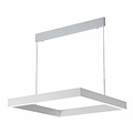 Fantasia Fantasia Pure suspension carrée, LED intégrée 31W, 2170 lumens, 3000K, Ø615 mm, aluminium blanc