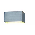 Fantasia Fluo wall lamp brushed steel, G9 LED 2.6W included, light shines up and down, warm white 2700K