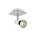 Fantasia Fantasia Xzitbit Deckenspot schwarz-chrom, schwenkbar, GU10 LED 5W, 3000K, 367 Lumen, Ø100 x H105mm