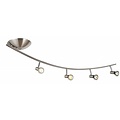Fantasia Fantasia Xzibit plafondlamp LED wit-chroom, 4x richtbare GU10 spots 5W, 116 x 32 cm
