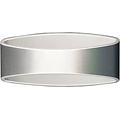 Fantasia Myra wall light in grey (aluminium), oval shape with up and down light, 5W LED, 410 lumen, 175mm wide