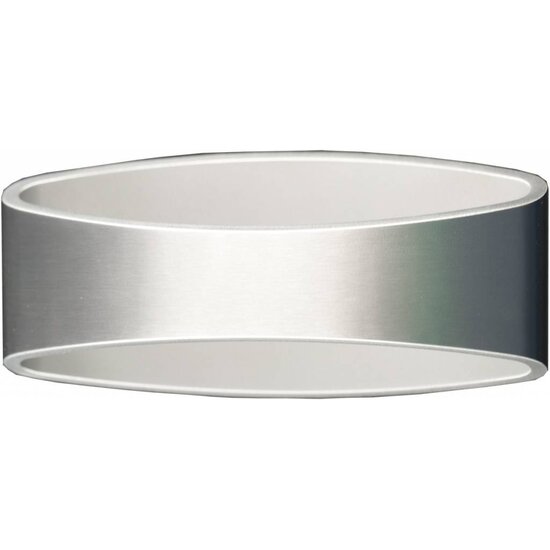 Fantasia Myra applique murale gris (aluminium), forme ovale avec éclairage vers le haut et le bas, LED 5W, 410 lumens