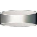 Fantasia Myra Wandleuchte in grau (Aluminium), ovale Form mit Licht nach oben und unten, LED 5W, 410 Lumen, 175mm breit