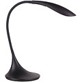 Fantasia Zonic Schreibtischlampe LED, klappbar, schwarz, 4,5W SMD LED, 480 Lumen, 3000K warmweiß, IP20
