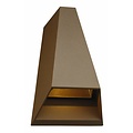 Fantasia Axo outdoor wall lamp, aluminum/glass, white, IP54, 2x3W LED, 3000K warm white, 320 lumens, 109x173x63mm