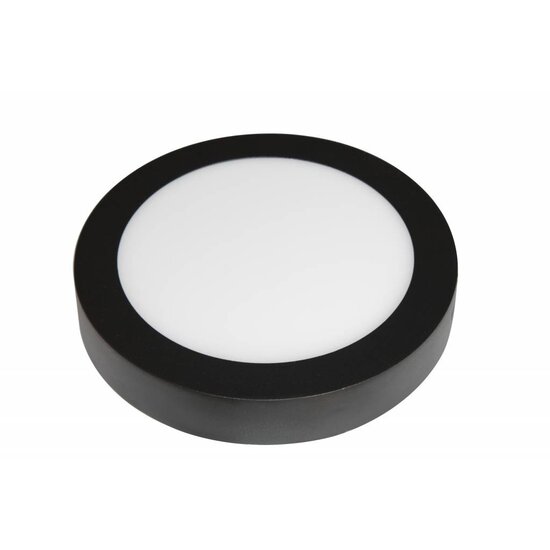 Fantasia FLUKE applique murale LED dimmable, ronde, bord noir, 18W, 1440 lumens, blanc chaud 3000K