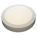 Fantasia FLUKE dimmable LED wall light, round, black rim, 18W, 1440 lumen, warm white 3000K