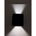 Fantasia Qbus outdoor wall lamp LED white, 2x5W LED module, 2x400 lumens, IP54, aluminium, 105x100x119mm