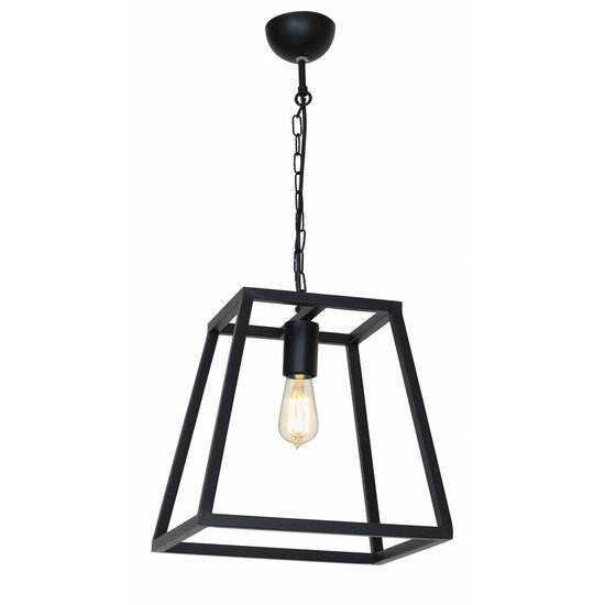 Fantasia Kago pendant light, rustic style, old copper finish, E27 fitting, 300 mm high, steel, bulb not included