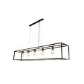 Fantasia Kago lámpara colgante cobre viejo, casquillo E27x5, 150 cm, acero, IP20