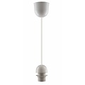 Fantasia Fantasia Nina suspension blanche, culot E27 pour abat-jour, 132 cm de haut, métal