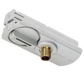 Fantasia Fantasia TRACK adaptateur monophasé pour éclairage sur rail, blanc – fixation par clic, sans outils.