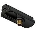 Fantasia Track Einphasenadapter schwarz, für einphasige Schienenbeleuchtung, Klickmontage mit Vierteldrehung