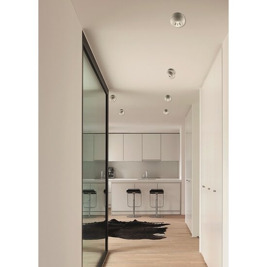 Fantasia OLEO plafondspot, richtbaar, LED 7W 3000K, wit, dimbaar - diameter 110 mm