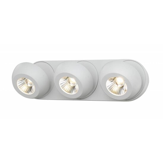 Fantasia OLEO ceiling spot LED 3x7W dimmable 3000K black, 3x780 lumens, 390x110x90mm, IP20