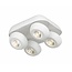 Fantasia OLEO quadratische Deckenlampe mit 4 schwenkbaren Spots, LED 4x7W 3000K, weiss, dimmbar