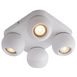 Fantasia TRITON ceiling spotlight 4-light GU10 white