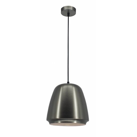 Fantasia Fantasia hanglamp grijs, metalen kap Ø25 cm, hoogte tot 148,5 cm verstelbaar, E27 fitting, lichtbron niet inbegrepen
