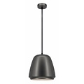 Fantasia Hängelampe grau, Metallschirm Ø25 cm, Höhe verstellbar bis 148,5 cm, E27-Fassung, Leuchtmittel nicht enthalten