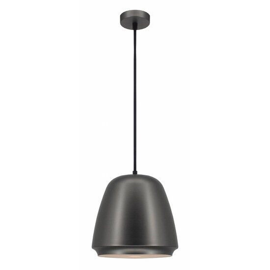 Fantasia pendant light grey, metal shade Ø25 cm, adjustable height up to 148.5 cm, E27 fitting, bulb not included