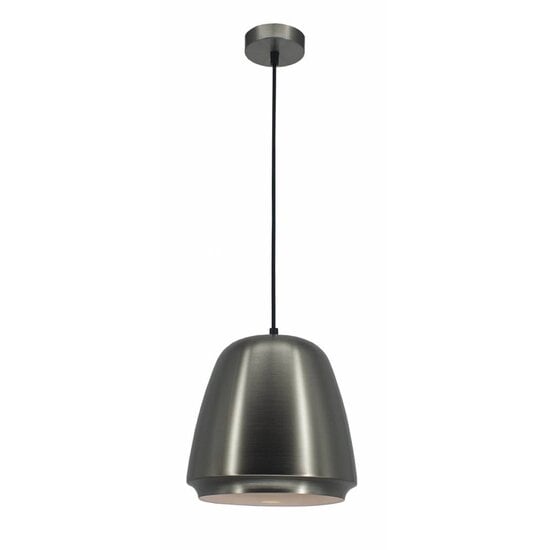 Fantasia Fantasia hanglamp grijs, metalen kap Ø25 cm, hoogte tot 148,5 cm verstelbaar, E27 fitting, lichtbron niet inbegrepen