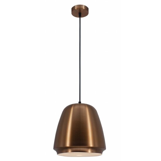 Fantasia hanglamp grijs, metalen kap Ø25 cm, hoogte tot 148,5 cm verstelbaar, E27 fitting, lichtbron niet inbegrepen