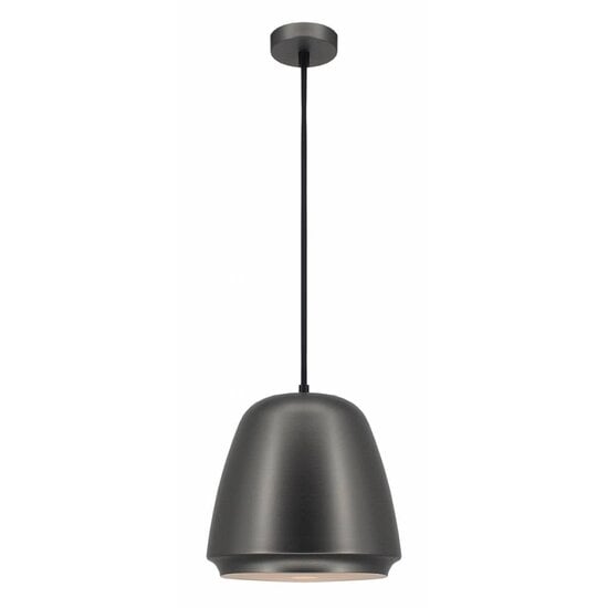 Fantasia Fantasia hanglamp grijs, metalen kap Ø25 cm, hoogte tot 148,5 cm verstelbaar, E27 fitting, lichtbron niet inbegrepen