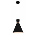 Fantasia Trendy pendant lamp in copper – conical plastic shade, 25 cm diameter, height adjustable up to 154.5 cm, E27 fitting