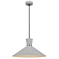 Fantasia KONO Pendelleuchte, konisch, weiß, Ø39,5 cm, Metall, E27-Fassung, Leuchtmittel nicht enthalten